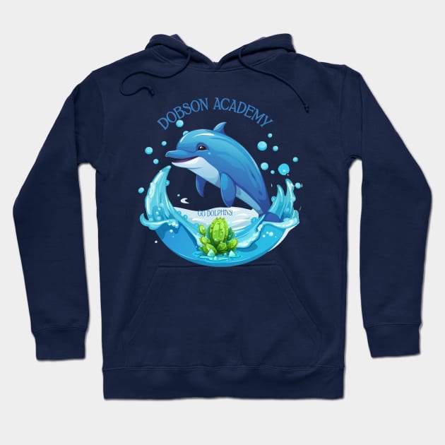 Dobson Academy - Go Dolphins! Hoodie by HappiAnarky